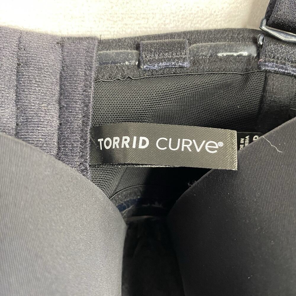 Torrid Curve Push Up Underwire Bra 46ddd Black La… - image 5
